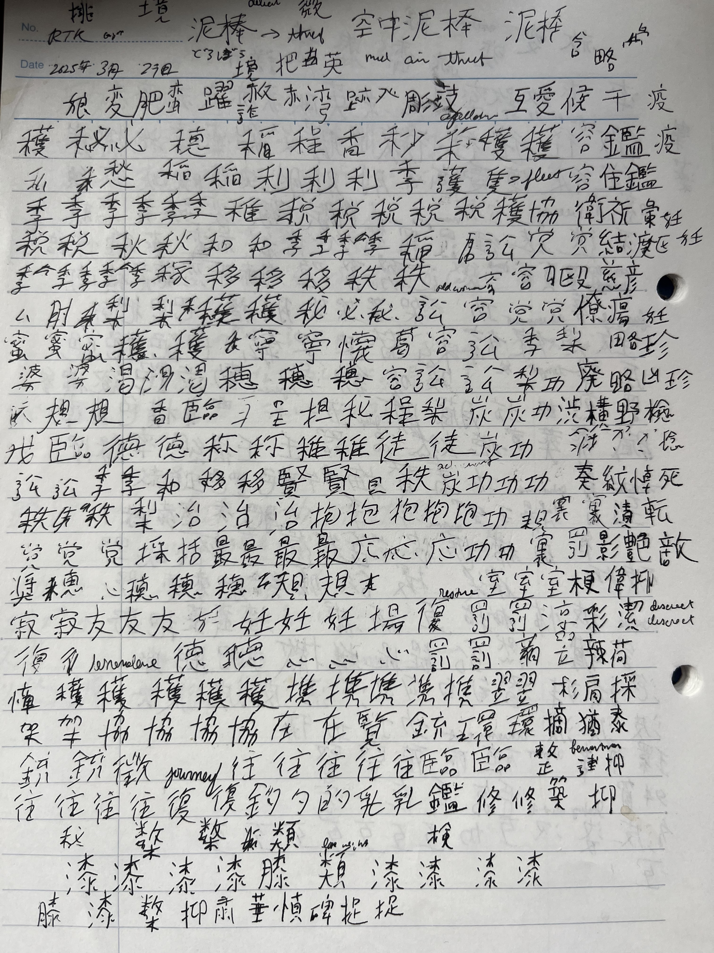 my notebook